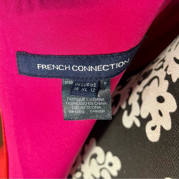 French Connection Colorblock Bodycon Mini Dress with Spaghetti Straps - Picture 5 of 6